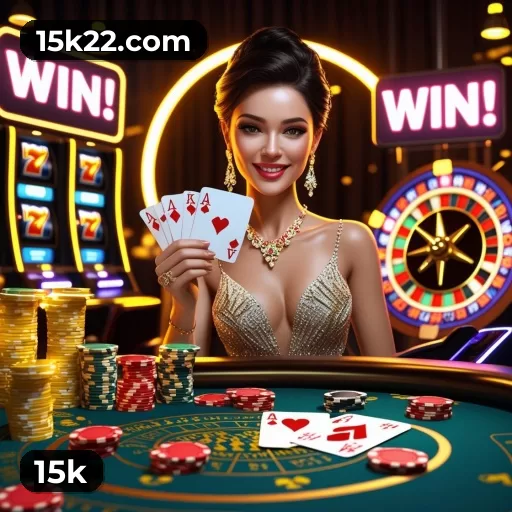 Catálogo de 2.547 jogos da 15k incluindo Pragmatic Play e Evolution Gaming
